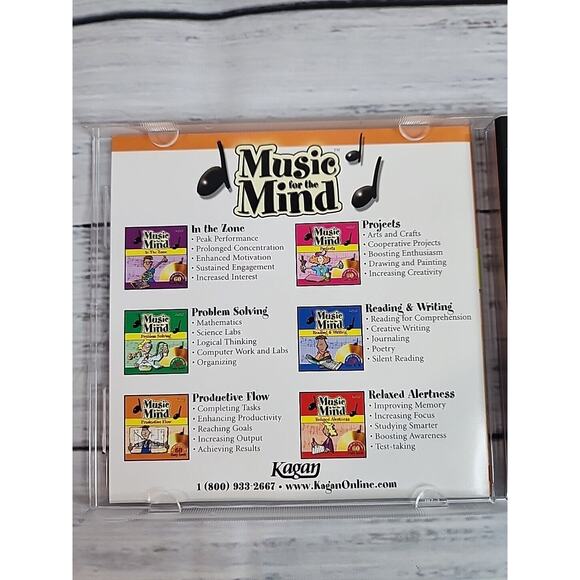 Music For The Mind 5 Beautiful Music CD's To Tune The Brain For Optimal Learning - Picture 8 of 14